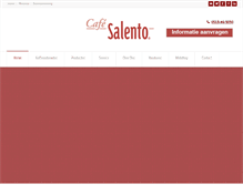 Tablet Screenshot of cafesalento.nl